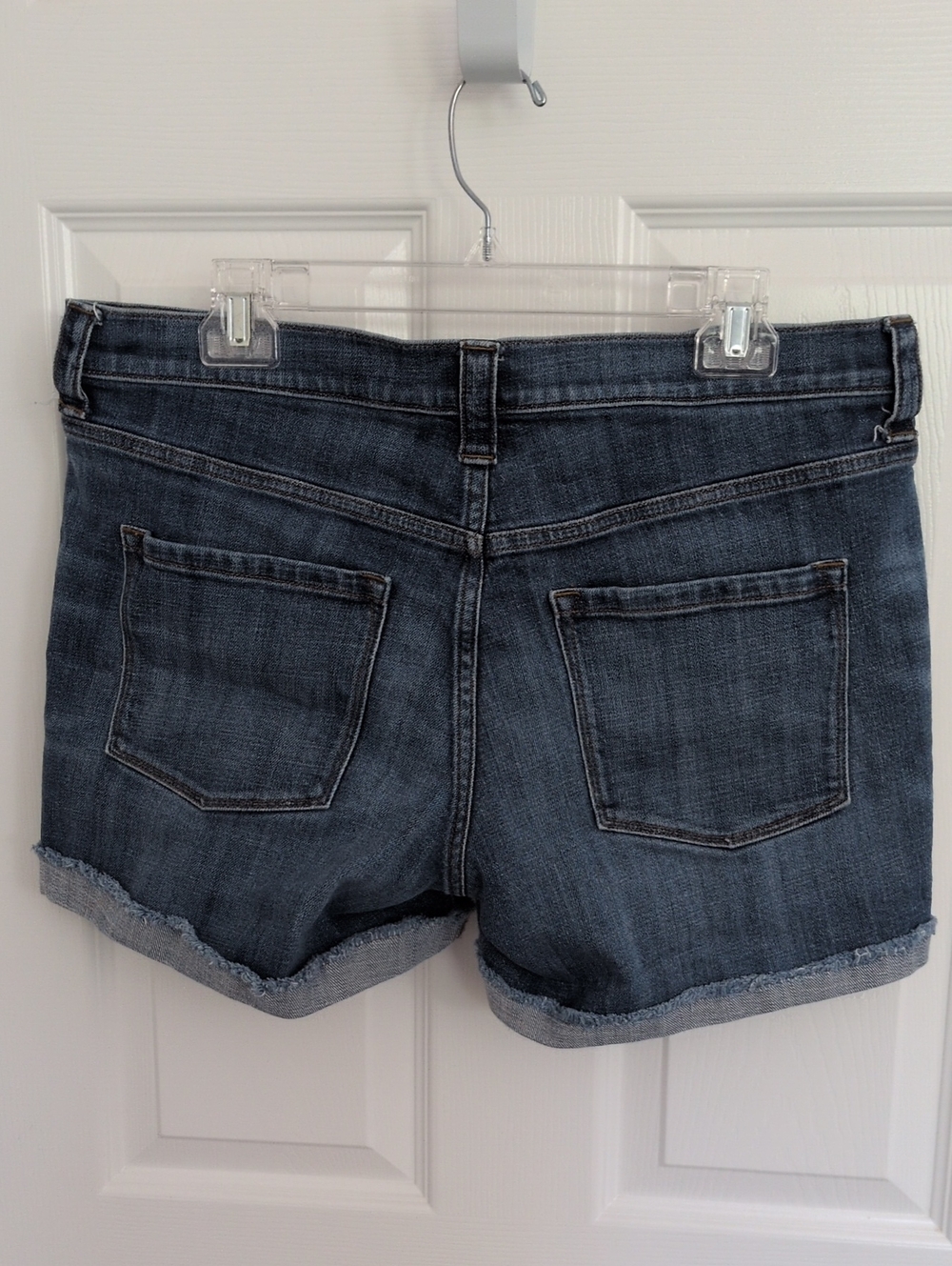 J Crew Raw Hem Rolled Cuff Denim Shorts - 31 - Picture 4 of 6
